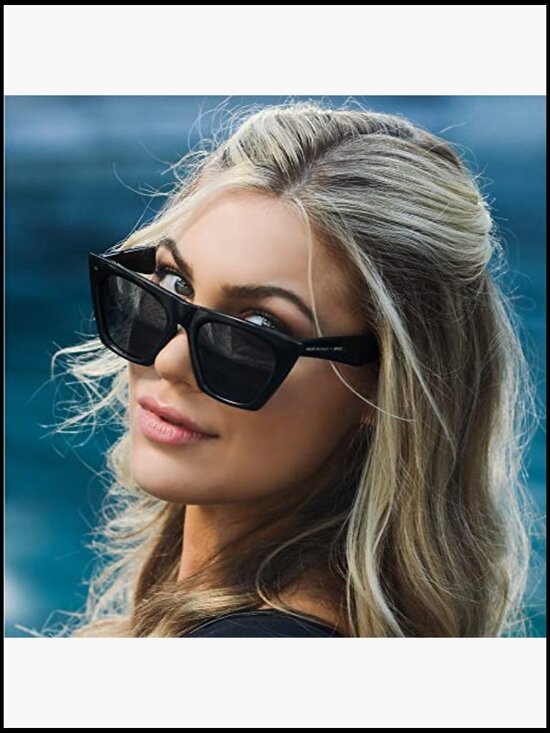 Handcrafted Polarized Cat Eye Sunglasses with UV Protection main image 5